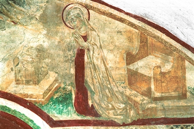 Annunciazione; Sant'Andrea (?); Santa Caterina d'Alessandria